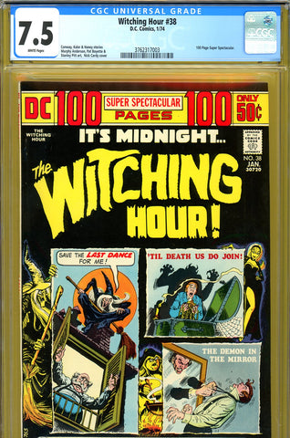 Witching Hour #38 CGC graded 7.5  Super Spectacular - SOLD!