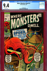 Where Monsters Dwell #02 CGC graded 9.4 - third highest graded