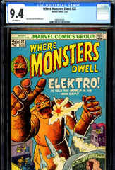 Where Monsters Dwell #22 CGC graded 9.4 - third highest graded