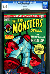 Where Monsters Dwell #26 CGC graded 9.4 - second highest graded - SOLD!