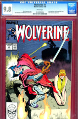 Wolverine 3 CGC graded 9.8 - HIGHEST GRADED Silver Samurai appearance - SOLD!