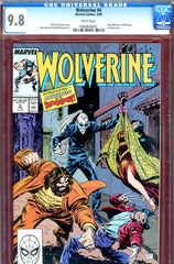 Wolverine #004 CGC graded 9.8 Bloodsport and Roughouse 1st app.