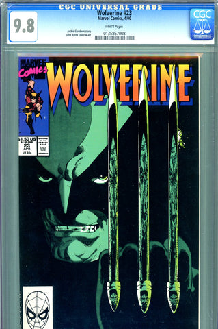 Wolverine #023 CGC graded 9.8 - HIGHEST GRADED Magneto appearance