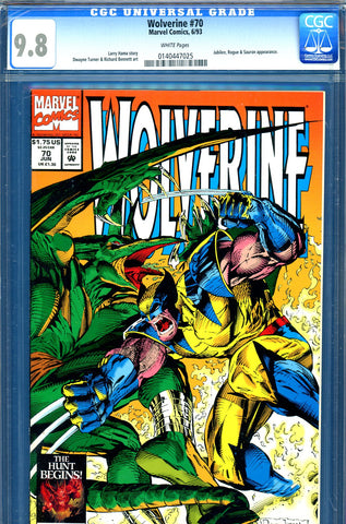 Wolverine #70 CGC graded 9.8 -  Sauron cover and story  HIGHEST GRADED