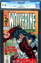 Wolverine #080 CGC graded 9.8 - HIGHEST GRADED Cyber appearance