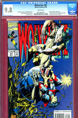 Wolverine #081 CGC graded 9.8 - HIGHEST GRADED Cyber/X-Men app.