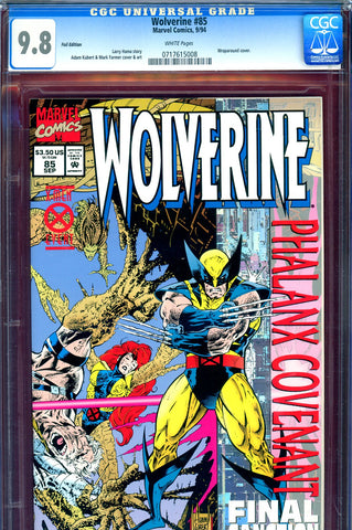 Wolverine #085 CGC graded 9.8 Cyclops/Grey/Cable app. - Foil Edition