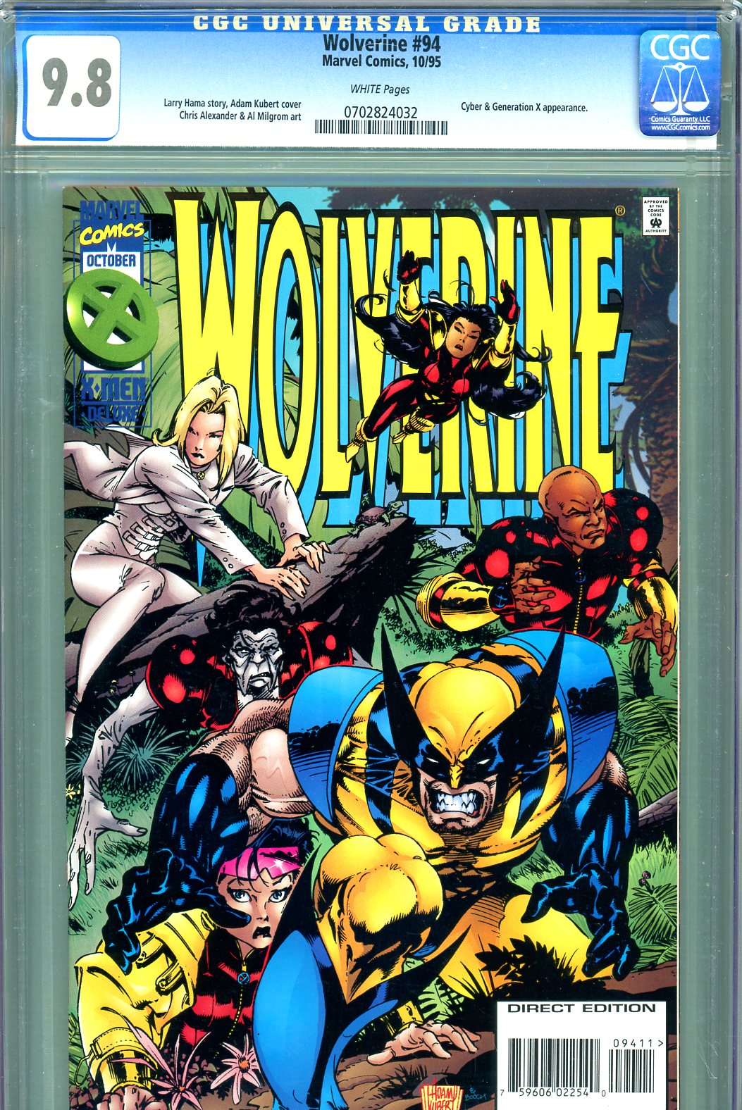 アメコミリーフ Wolverine #10 CGC 9.6 アメコミリーフ Wolverine #10 CGC 9.6