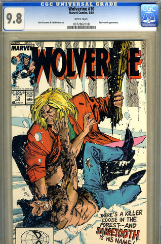 Wolverine #10   CGC graded 9.8 - first battle w/Sabretooth - SOLD!