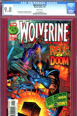 Wolverine #113 CGC graded 9.8 - HIGHEST GRADED "Relic of Doom"