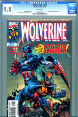 Wolverine #124 CGC graded 9.8 - HIGHEST GRADED Captain America c/s