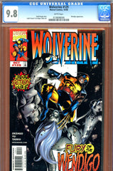 Wolverine #129 CGC graded 9.8 - HIGHEST GRADED Wendigo cover/story