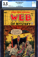 Web of Mystery #9 CGC graded 3.5  zombies cover - SOLD!