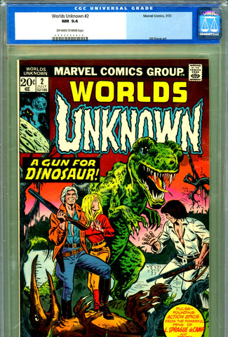 Worlds Unknown #2 CGC graded 9.4 movie adaptation