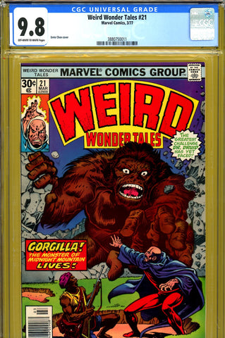 Weird Wonder Tales #21 CGC graded 9.8  HIGHEST GRADED