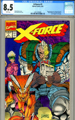 X-Force #1 CGC graded 8.5 - negative UPC code - SOLD!