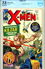 X-Men #010 CBCS graded 7.5  first SA KaZar, Zabu SOLD!