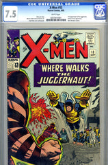 X-Men #013   CGC graded 7.5  second Juggernaut WP SOLD!