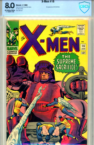 X-Men #016 CBCS graded 8.0 - third ever Sentinels SOLD!