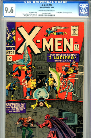 X-Men #020   CGC graded 9.6 SOLD!