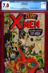 X-Men #023 CGC graded 7.0 - six villain appearance - SOLD!