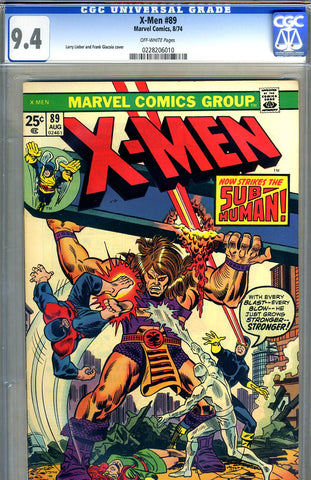 X-Men #089   CGC graded 9.4 SOLD!