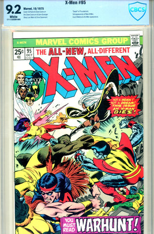 X-Men #095 CBCS graded 9.2  second issue of series  SOLD!