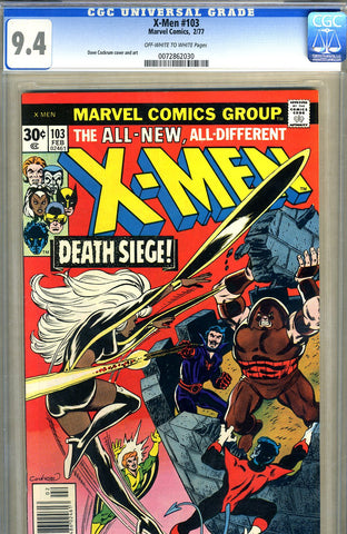 X-Men #103   CGC graded 9.4 - SOLD!
