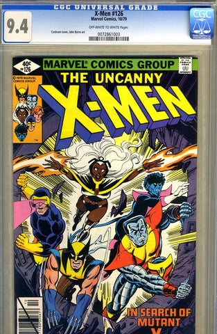 X-Men #126   CGC graded 9.4 - SOLD