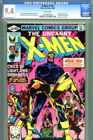 X-Men #136 CGC graded 9.4 - Lilandra app. - Byrne s/c/a - SOLD!