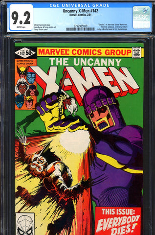 Uncanny X-Men #142 CGC graded 9.2 - first issue of title change - SOLD!