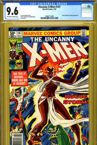 Uncanny X-Men #147 CGC graded 9.6 - Doctor Doom/Arcade appearance - SOLD!