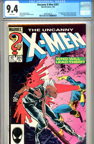 Uncanny X-Men #201 CGC graded 9.4 first appearance of Cable - SOLD!