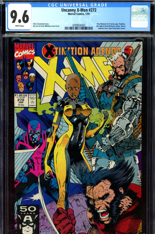 Uncanny X-Men #272 CGC graded 9.6 - New Mutants crossover - SOLD!