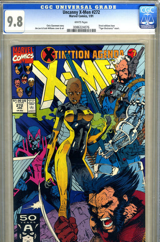 Uncanny X-Men #272   CGC graded 9.8 -  - SOLD!