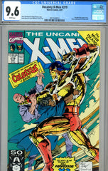Uncanny X-Men #279 CGC graded 9.6 - SOLD!