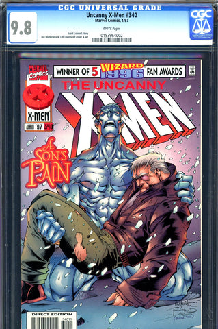 Uncanny X-Men #340 CGC graded 9.8 - HIGHEST GRADED Townsend cover - SOLD!