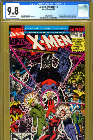 Uncanny X-Men Annual #14 CGC graded 9.8 - first true Gambit appearance