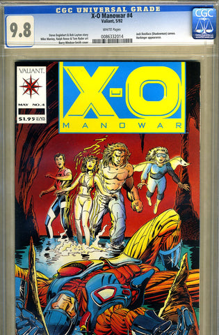 X-O Manowar #04   CGC graded 9.8 - HIGHEST GRADED - SOLD!