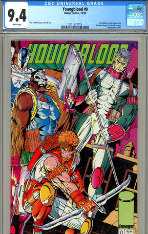Youngblood #0 CGC graded 9.4